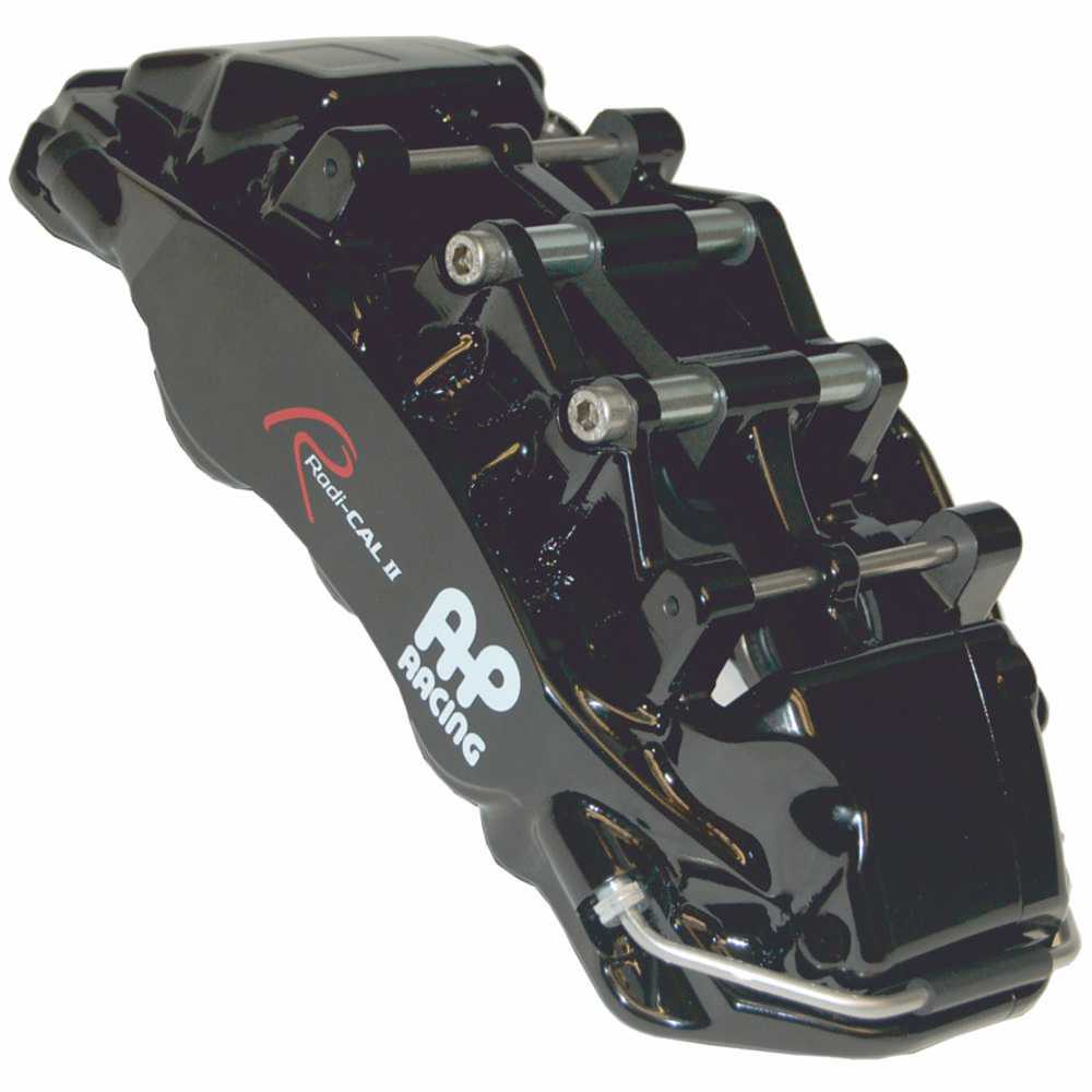 AP Racing Street Front PAIR Black 6 Piston Performance Brake Calipers World Radi-CAL 2 CP9561 58.6cm² Piston Area
