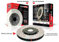 DBA ROTOR PAIR 5000 Fully Assembled 2-piece Black Hat PLAIN KP FOR [ HSV VT-VZ 97-05 ]