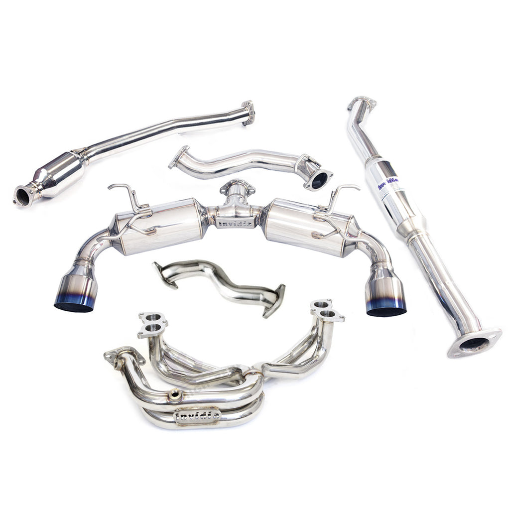 INVIDIA N2 70MM ENGINE BACK EXHAUST W/INVIDIA EQUAL HEADERS FOR SUBARU BRZ/TOYOTA 86 12-20 (6MT)