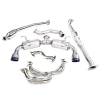 INVIDIA N2 70MM ENGINE BACK EXHAUST W/INVIDIA EQUAL HEADERS FOR SUBARU BRZ/TOYOTA 86 12-20 (6MT)