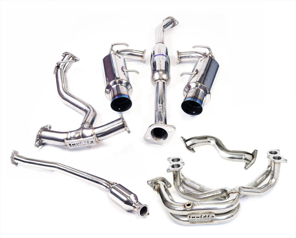 INVIDIA N1 ENGINE BACK EXHAUST W/INVIDIA EQUAL HEADERS FOR SUBARU BRZ/TOYOTA 86 12-20 (6MT)