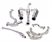 INVIDIA N1 ENGINE BACK EXHAUST W/INVIDIA EQUAL HEADERS FOR SUBARU BRZ/TOYOTA 86 12-20 (6MT)