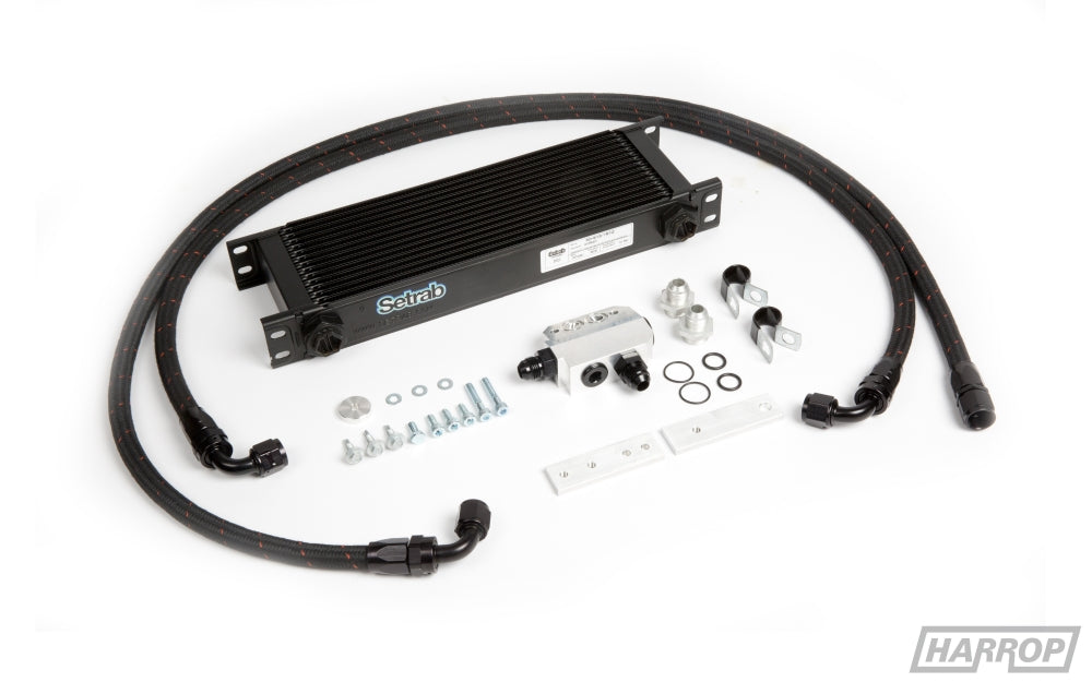 HARROP Engine Oil Cooler KIT Oil Cooler Core (Setrab Proline COOLER 406mm x 114mm x 51mm) FOR VE VF Commodore