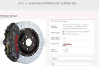 BREMBO GTS GT-S BBK BIG BRAKE KIT-405MM ROTOR FOR AUDI RS3 / RS4 /TT
