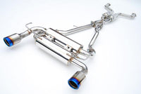 INVIDIA GEMINI CATBACK EXHAUST W/TI ROLLED TIPS FOR NISSAN 350Z Z33 02-09