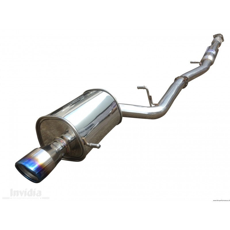 INVIDIA Q300 CAT BACK EXHAUST W/TI TIP FOR SUBARU WRX/STI GD 01-07