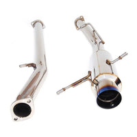 INVIDIA N1 CAT BACK EXHAUST NON RESONATED W/TI TIP FOR SUBARU WRX/STI GD 01-07