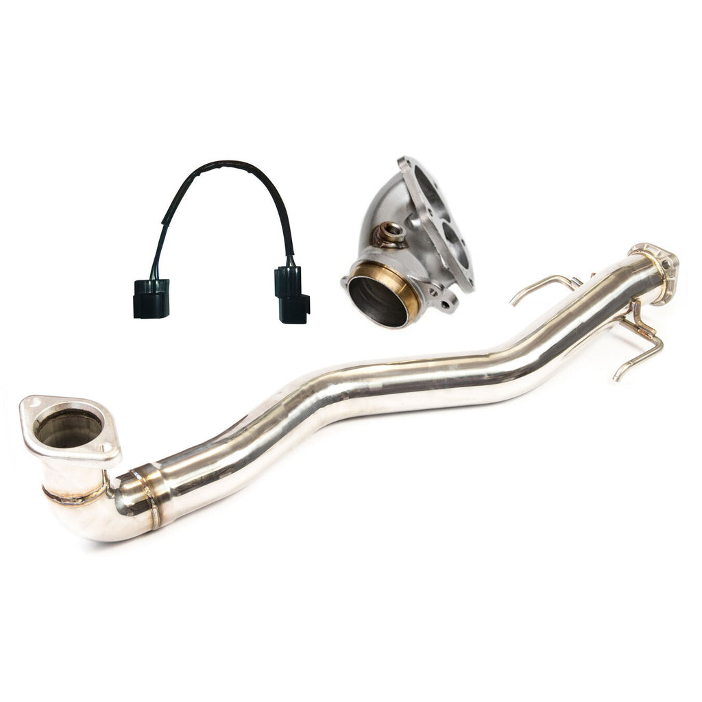 INVIDIA O2 OUTLET/FRONT PIPE PACKAGE W/O2 CABLE EXTENSION FOR MITSUBISHI EVO 7-9