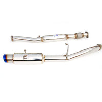 INVIDIA N1 CAT BACK EXHAUST W/TI TIP FOR MITSUBISHI EVO 7-9 CT9A