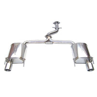 INVIDIA Q300 AXLE BACK EXHAUST W/STAINLESS TIPS FOR LEXUS IS250 GSE20R 05-13