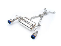 INVIDIA GEMINI CAT BACK EXHAUST W/TI STRAIGHT CUT TIPS FOR NISSAN SKYLINE V36/INFINITI G37 V36 (COUPE)
