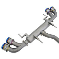 INVIDIA TITAN G5 TITANIUM CAT BACK EXHAUST FOR NISSAN GTR R35