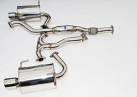 INVIDIA Q300 CAT BACK EXHAUST W/SS TIPS FOR SUBARU 08-10 WRX SEDAN/FORESTER XT SH 08-13