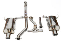 INVIDIA Q300 CAT BACK EXHAUST W/SS ROLLED TIPS FOR SUBARU LIBERTY GT BM 10-12