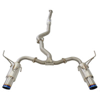 INVIDIA TITAN G5 TITANIUM N1 CAT BACK EXHAUST FOR SUBARU WRX/STI 08-20