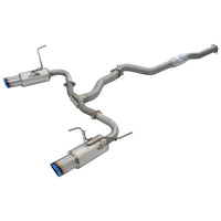 INVIDIA TITAN G5 TITANIUM N1 CAT BACK EXHAUST FOR SUBARU WRX/STI 08-20