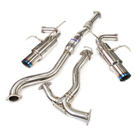 INVIDIA N1 CAT BACK EXHAUST W/TI TIPS FOR SUBARU WRX 08-21/STI 08-21/FORESTER XT SH, SJ 08-18