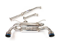 INVIDIA R400 70MM CAT BACK EXHAUST W/TI TIPS FOR SUBARU BRZ/TOYOTA 86 12-20