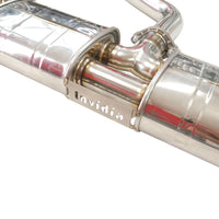 INVIDIA R400 CAT BACK EXHAUST W/ROUND TI ROLLED TIPS FOR VW GOLF GTI MK7