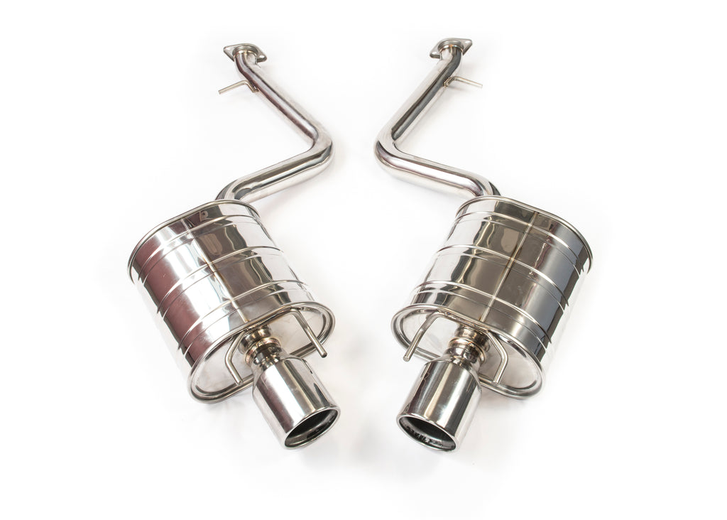 INVIDIA Q300 DIFF BACK EXHAUST W/STAINLESS ROLLED TIPS FOR LEXUS IS250 GSE30R 13-15/IS350 GSE31R 13-20