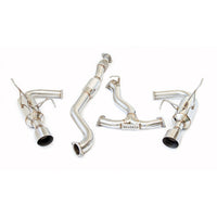 INVIDIA R400 CAT BACK EXHAUST W/SS TIPS FOR SUBARU WRX 08-10 SEDAN/FORESTER XT SH, SJ 08-18