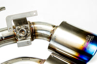 INVIDIA Q300 VALVED CATBACK EXHAUST W/OVAL TI ROLLED TIPS FOR VW GOLF R MK7