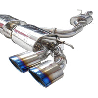 INVIDIA R400 VALVED CAT BACK EXHAUST W/OVAL TI TIPS FOR VW GOLF R MK7