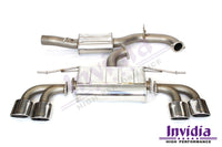 INVIDIA Q300 NON-VALVED CATBACK EXHAUST W/OVAL SS ROLLED TIPS FOR VW GOLF R MK7