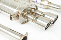 INVIDIA Q300 CAT BACK EXHAUST W/SS TIPS FOR MINI COOPER S F56 14-20