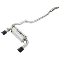 INVIDIA Q300 VALVED CAT BACK EXHAUST W/BLACK TIPS FOR FORD FOCUS RS MK3 LZ 16-17