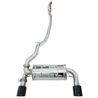 INVIDIA Q300 VALVED CAT BACK EXHAUST W/BLACK TIPS FOR FORD FOCUS RS MK3 LZ 16-17