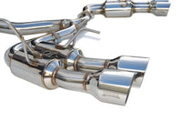 INVIDIA R400 CAT BACK EXHAUST W/SS STRAIGHT CUT TIPS FOR SUBARU WRX/STI 11-21