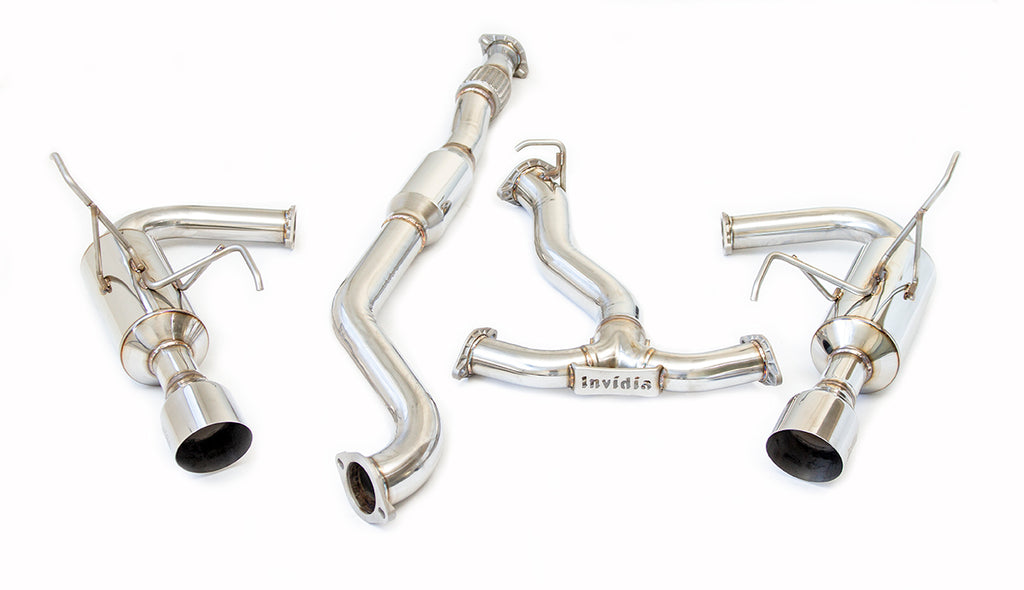 INVIDIA R400 CAT BACK EXHAUST W/SS TIPS FOR SUBARU LEVORG VM 14-20