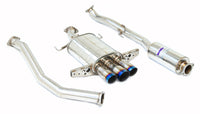INVIDIA Q300 70MM CAT BACK EXHAUST W/TI TIPS FOR HONDA CIVIC RS FK7 16-20 (1.5T CENTRE EXIT)