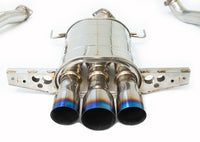 INVIDIA Q300 70MM CAT BACK EXHAUST W/TI TIPS FOR HONDA CIVIC RS FK7 16-20 (1.5T CENTRE EXIT)