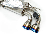 INVIDIA Q300 VALVED CATBACK EXHAUST W/ROUND TI ROLLED TIPS FOR VW GOLF R MK7.5