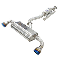 INVIDIA Q300 CAT BACK EXHAUST W/TI TIPS FOR TOYOTA YARIS GR XPA16R