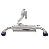 INVIDIA Q300 CAT BACK EXHAUST W/TI TIPS FOR TOYOTA YARIS GR XPA16R