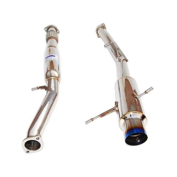 INVIDIA N1 CAT BACK EXHAUST W/TI TIP FOR SUBARU WRX/STI GC8 94-00