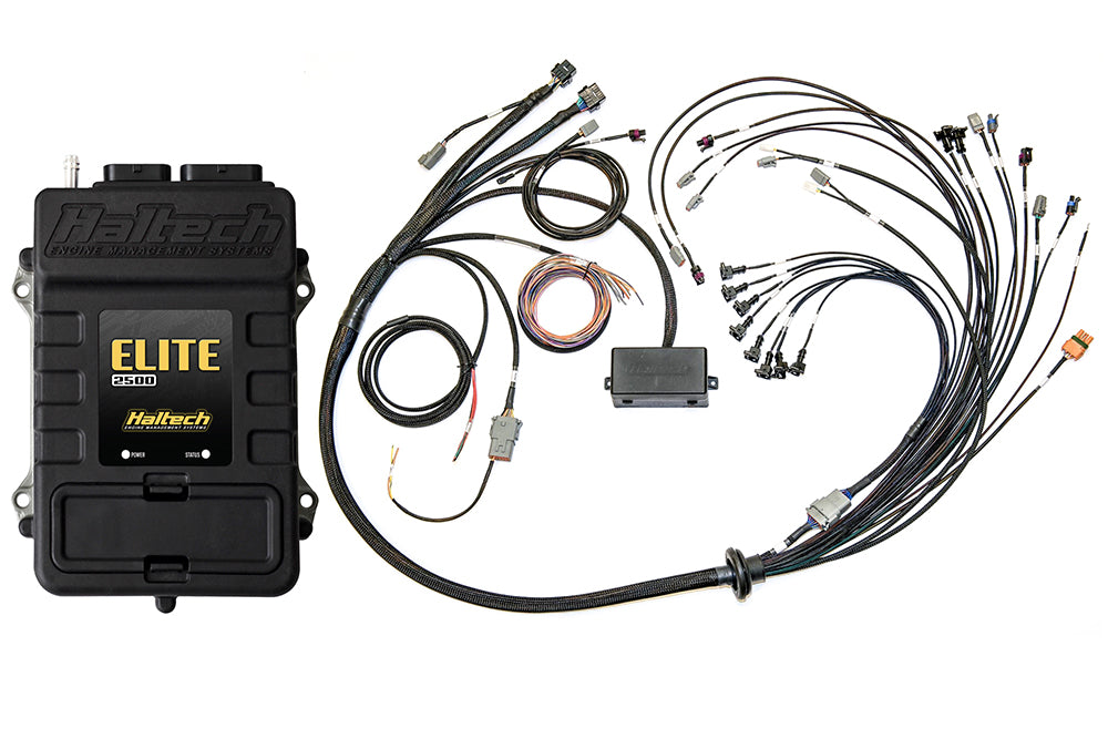 Haltech Elite 2500 + Ford Coyote 5.0 Late Cam Solenoid Terminated Harness Kit
