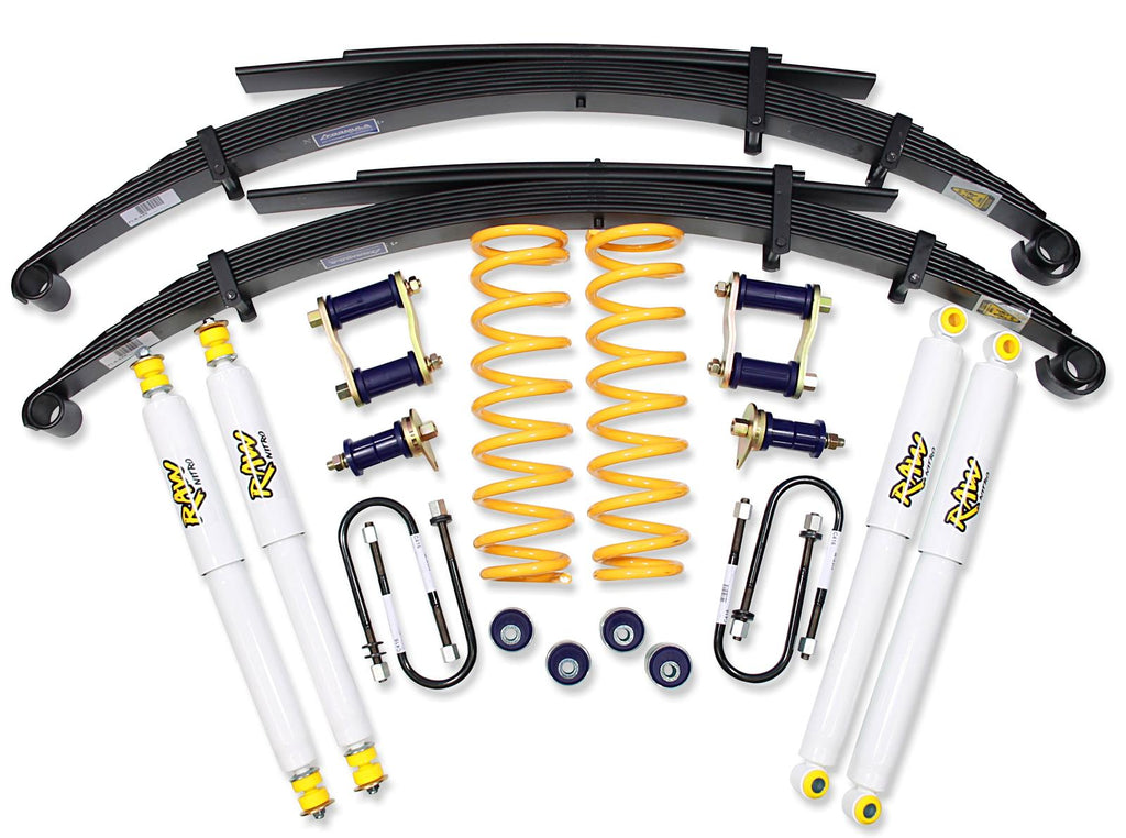 2 Inch 50mm RAW Nitro 4x4 Lift Kit to suit Toyota Landcruiser 79 Series 2007-On