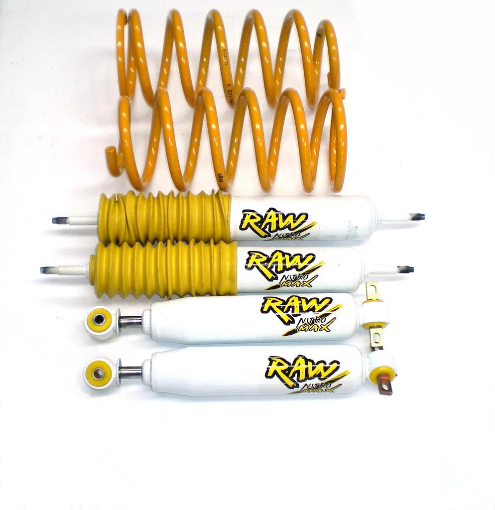 2 Inch 50mm RAW Nitro Max 4x4 Load Kit to suit Toyota Landcruiser 100 Series 1998-2007
