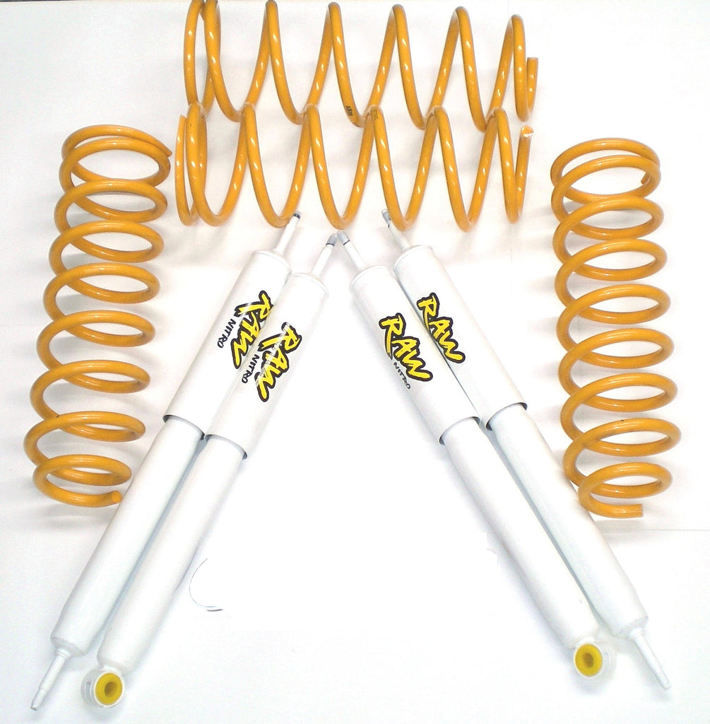2 Inch 50mm RAW Nitro 4x4 Lift Kit to suit Landrover LJ Series 1 1989-1998