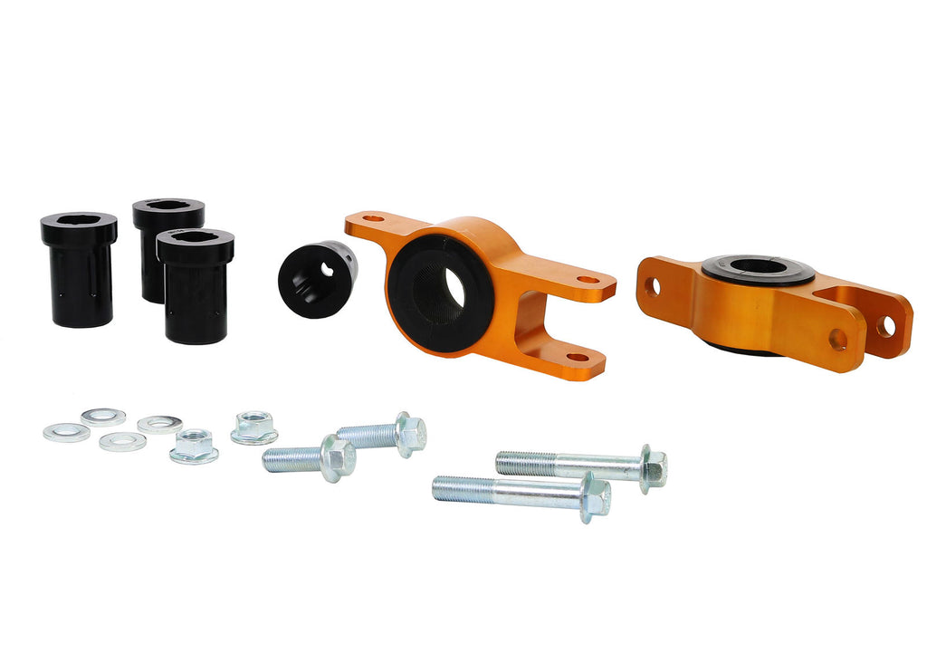 Whiteline Front Control Arm Lower - Inner Rear Bushing Double Offset Kit FOR HONDA 2017-2022 (CIVIC X GEN FK8 TYPE R) KCA467