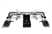 ARMYTRIX Titanium Valvetronic Exhaust System Matte Black Tips Lamborghini Gallardo 08-13