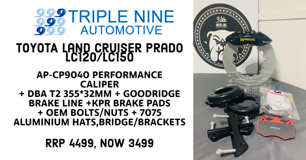 AP RACING -CP9040 PERFORMANCE CALIPER + DBA T2 355*32MM FOR TOYOTA Land Cruiser Prado LC120/LC150