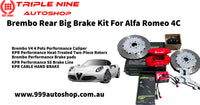 Brembo Rear Big Brake Kit  For Alfa Romeo 4C suit stock 19'' wheels