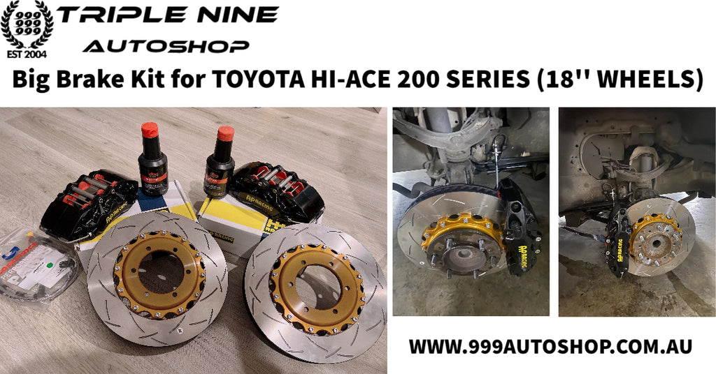 Big Brake Kit for TOYOTA HI-ACE 200 SERIES (18'' WHEELS)