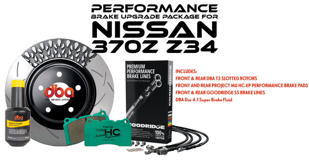PERFORMANCE BRAKE UPGRADE PACKAGE FOR  NISSAN  370Z Z34 (2012~on)