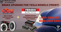 BRAKE UPGRADE FOR TESLA MODEL S (DBA+ FERODO DS2500)